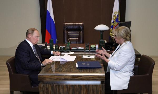 Рабочая встреча Президента России с Председателем Центризбиркома