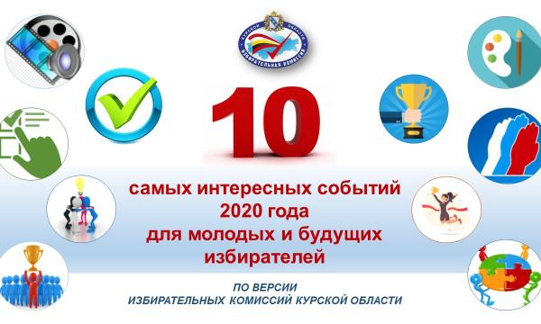 Представляем 10 наиболее интересных событий 2020 года  для молодых и будущих избирателей в Курской области