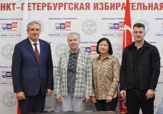 Рабочая встреча с председателем Санкт-Петербургской избирательной комиссии Максимом Мейксиным